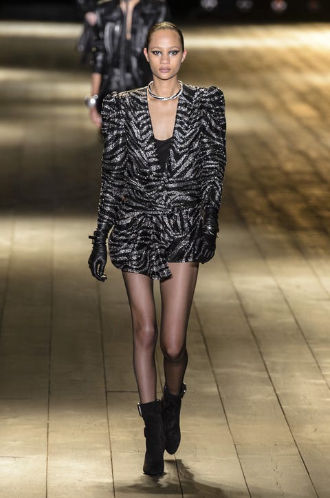 Looks From Saint Laurent Fall 2018 PFW Show – Saint Laurent Runway at ...