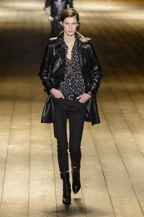 Looks From Saint Laurent Fall 2018 PFW Show – Saint Laurent Runway at ...