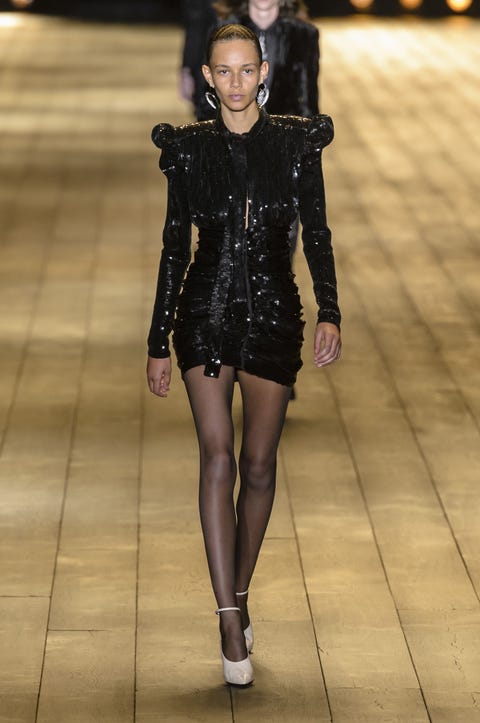 Looks From Saint Laurent Fall 2018 PFW Show – Saint Laurent Runway at ...