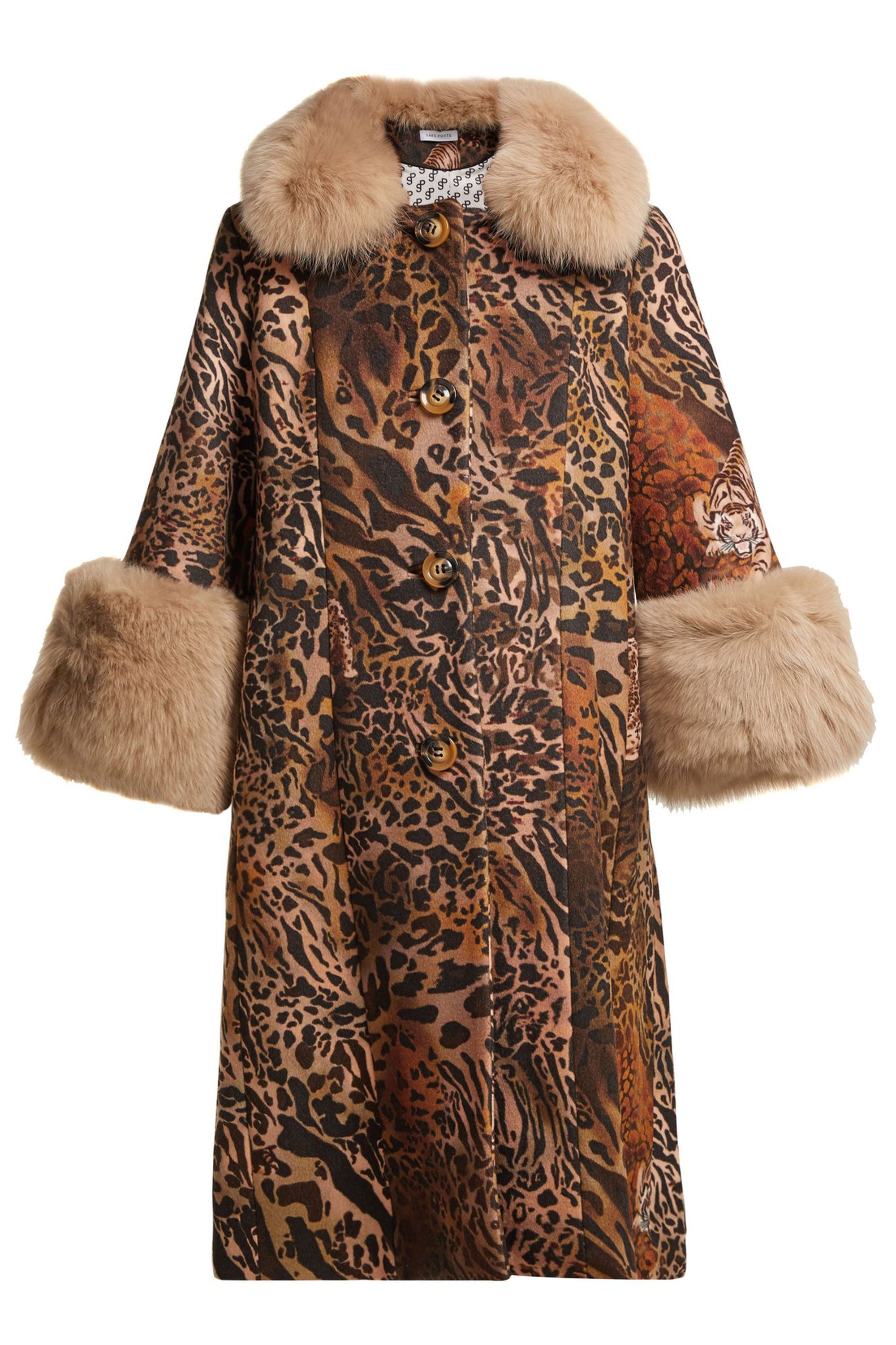 Genuine Leopard Fur Coat - Tradingbasis