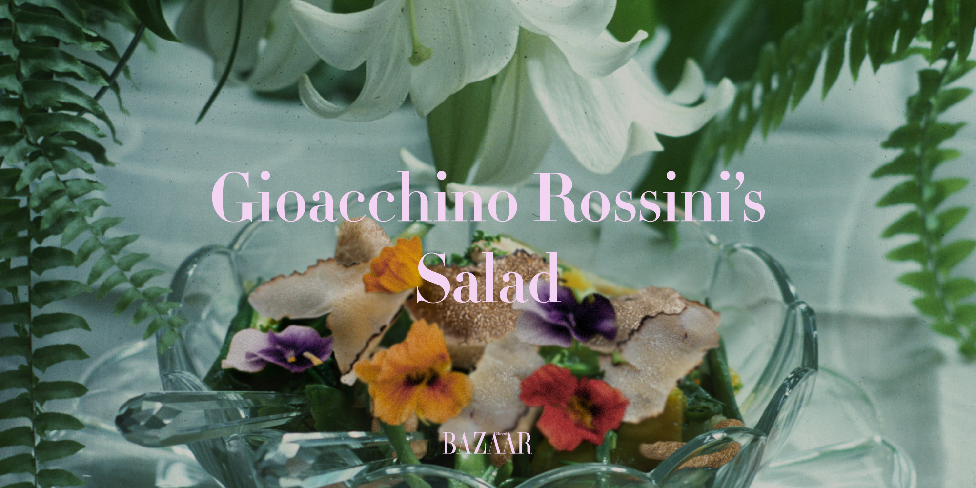 La ricetta dell'insalata con il tartufo di Gioacchino Rossini