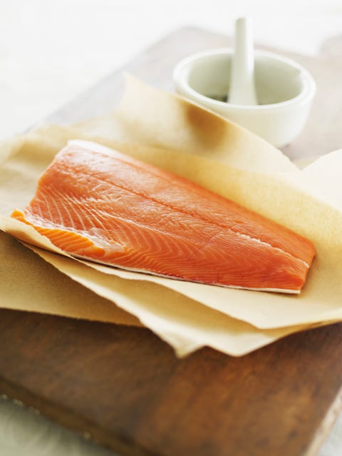 salmon helps a bloated stomach