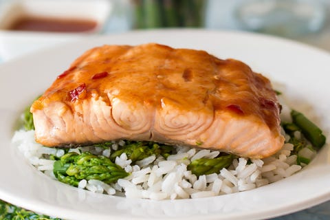 salmon dinner