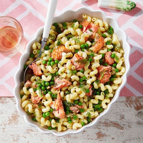best salmon recipes spring pasta with salmon peas and dill