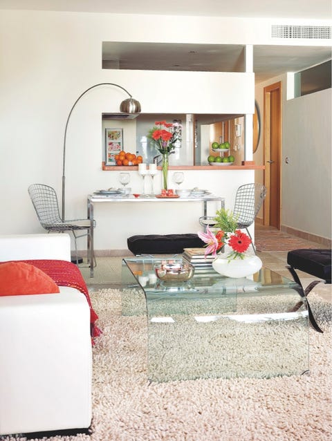 Living room, Room, Furniture, Interior design, White, Property, Coffee table, Table, House, Home, 
