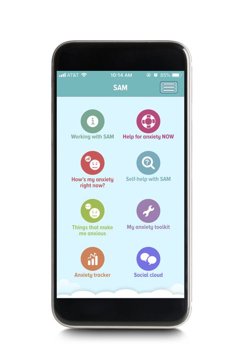 SAM anxiety app