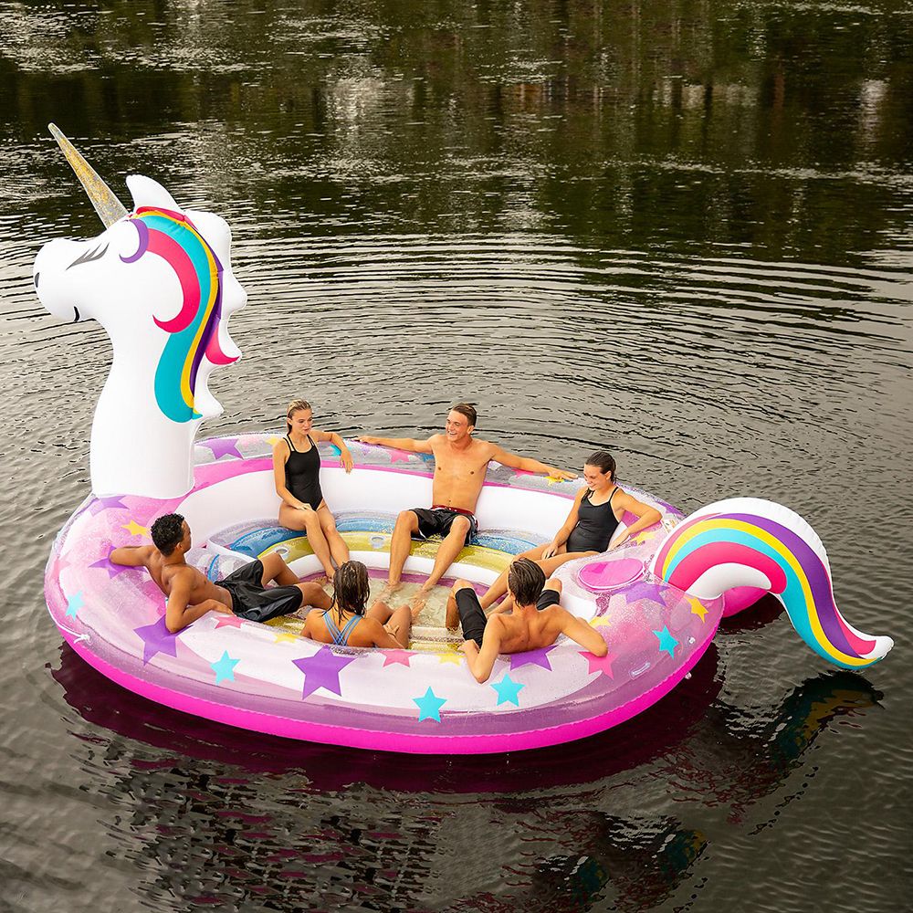 unicorn blow up float