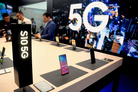 Samsung brand stand displays more of its new products at the... Samsung brand stand displays more of its new products at the...