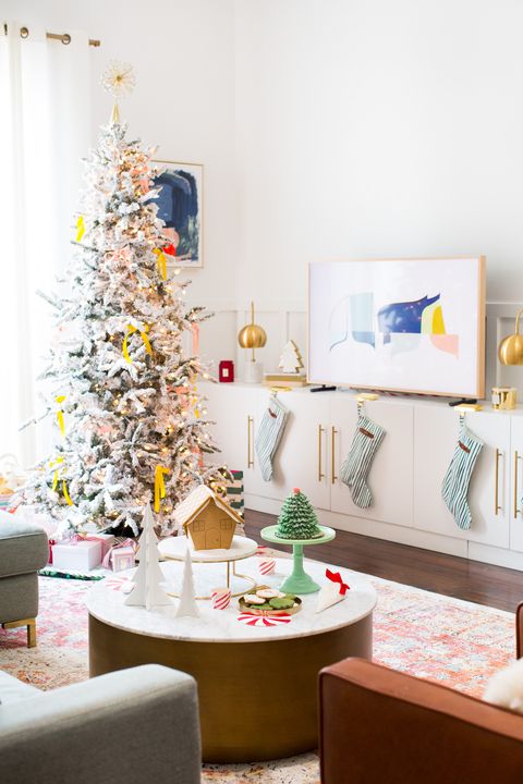 room, interior design, living room, yellow, furniture, home, table, pink, christmas decoration, house,