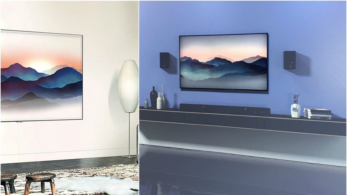 Samsung QLED TV - New Model Blends In With Your Wallpaper