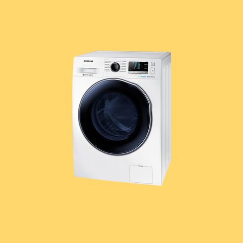 Major appliance, Product, Washing machine, Home appliance, Yellow, Clothes dryer, Cameras & optics, Circle, Photography, Laundry, 