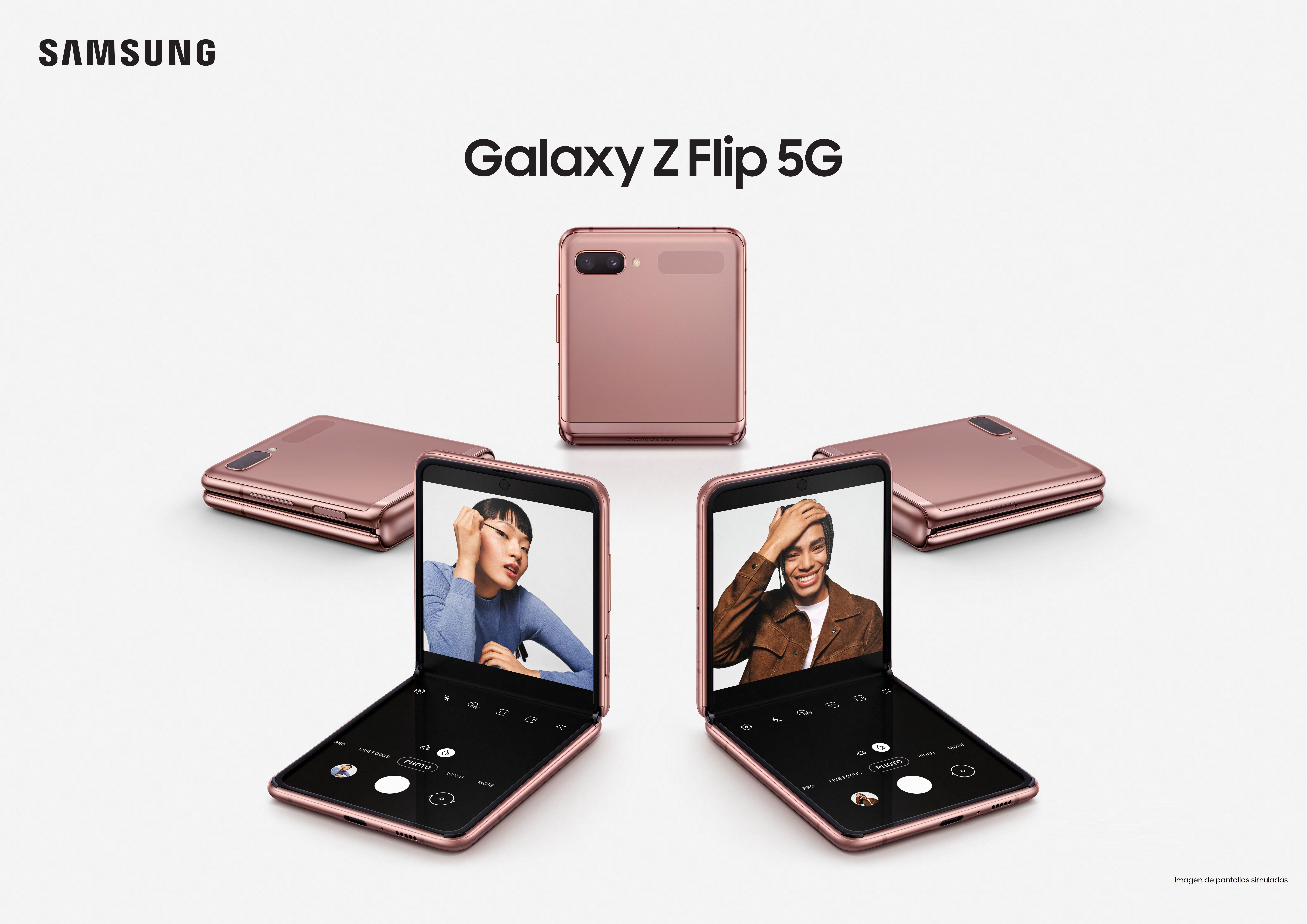 Monetario Eso radio Samsung Galaxy Flip Z 5G: el móvil plegable del año