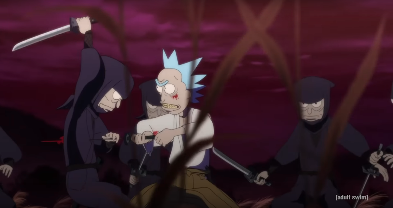 Rick Y Morty Presenta Samurai Shogun Corto Anime Rick Y Morty