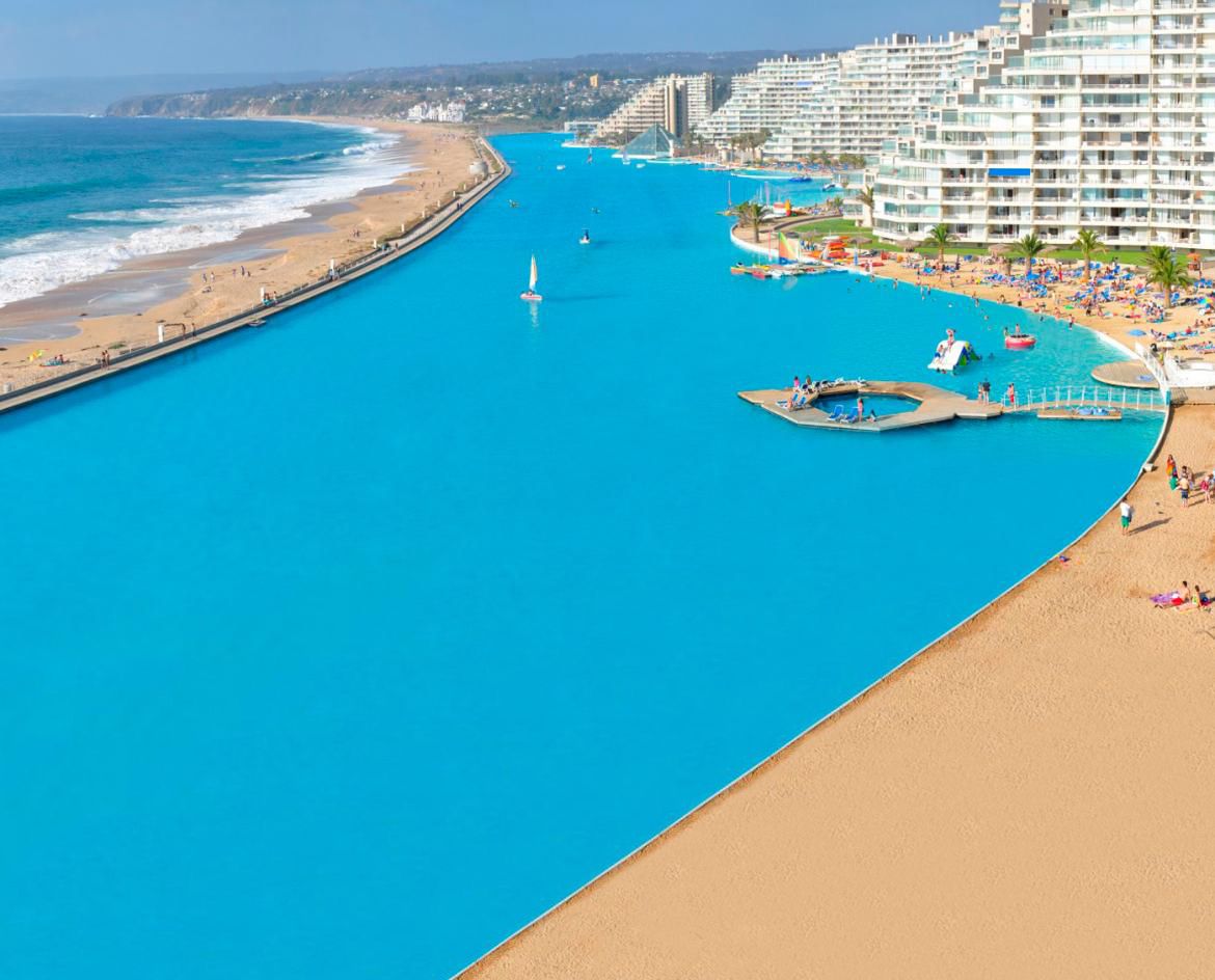 San Alfonso Del Mar Holds The Guinness Record For World S Biggest Pool