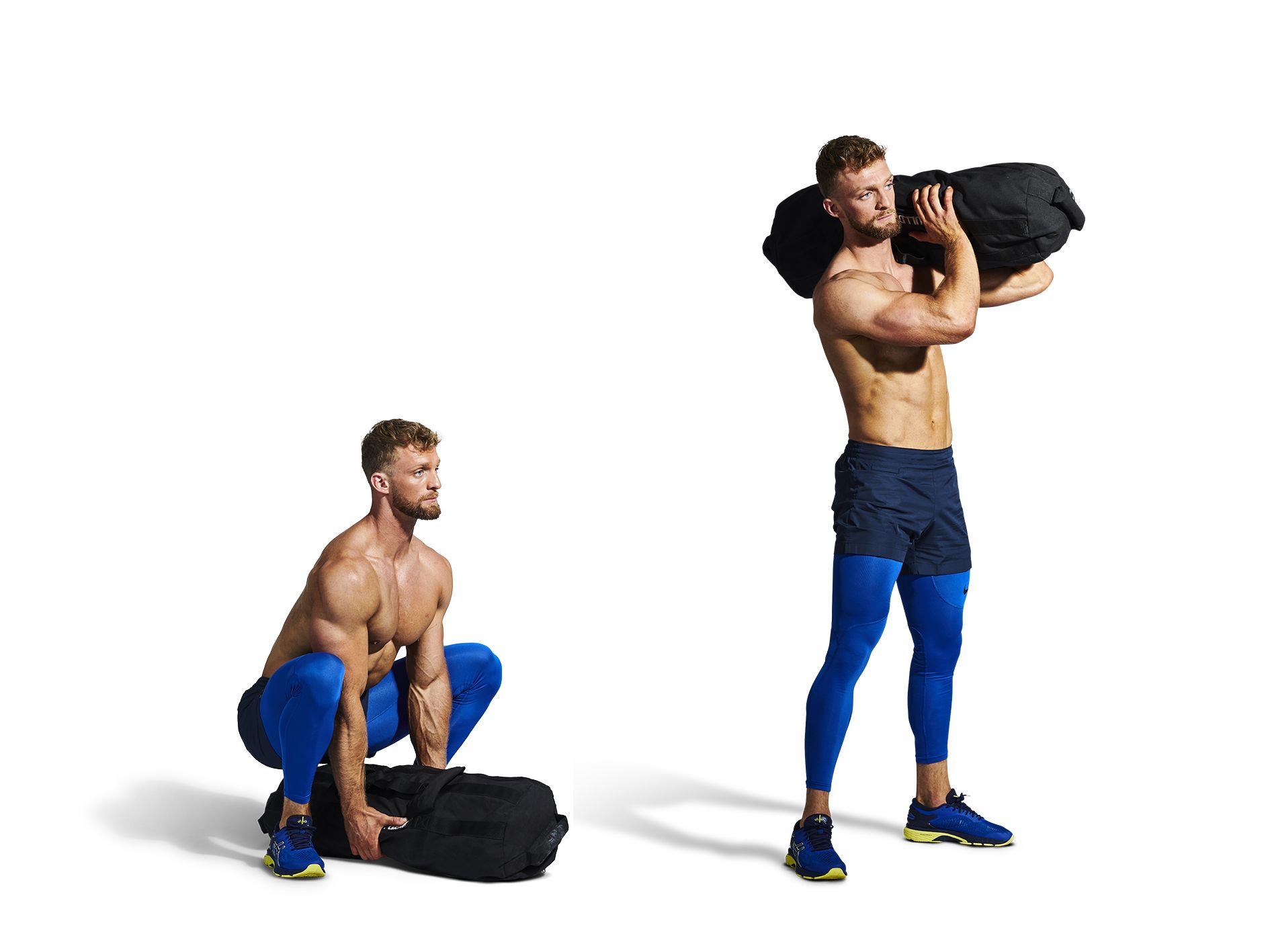 Sandbag Exercise Strongman Training Weights Kettlebell Sand Bag 