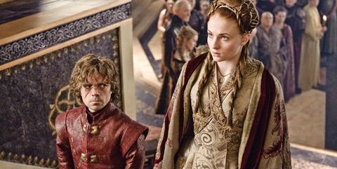 Tyrion y Sansa, en una escena de 'Juego de tronos'.