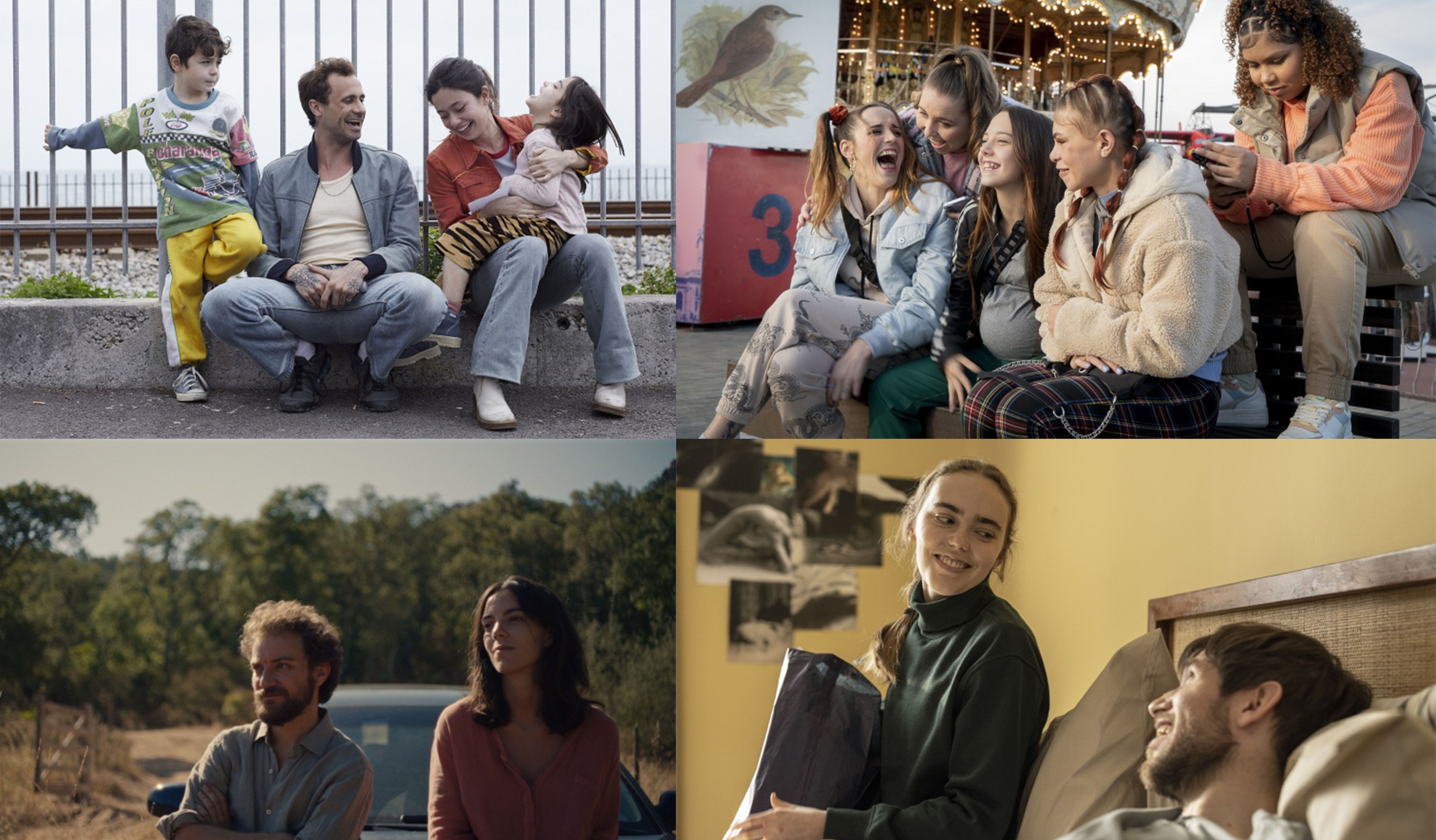 Fotogramas de algunas de las películas del Festival Internacional de Cine de San Sebastián