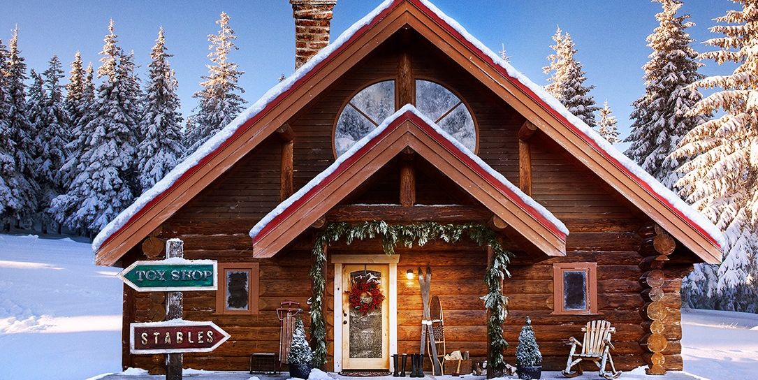Santa’s Rustic North Pole Cabin Is on Zillow (And It’s Adorable)