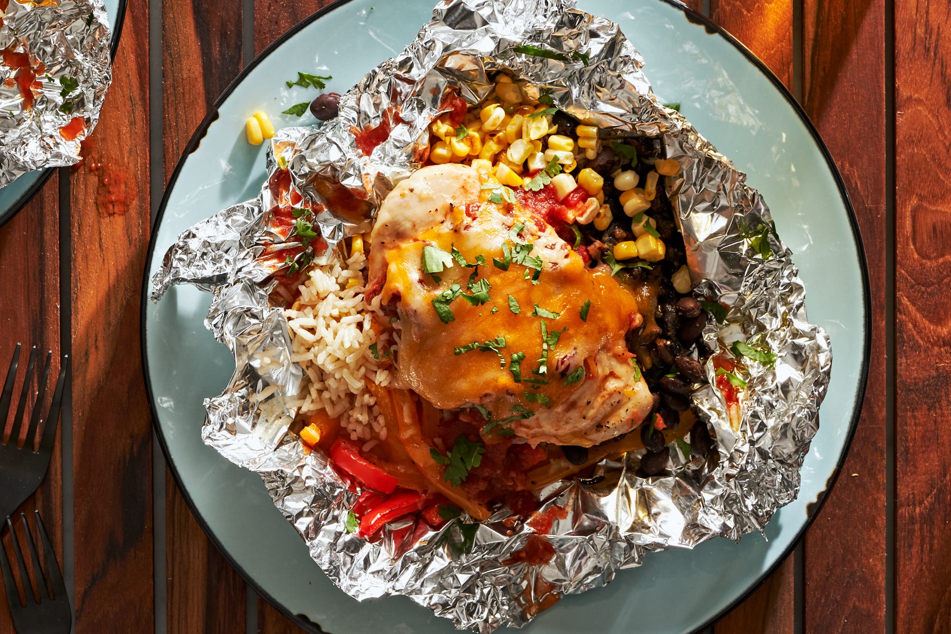 Santa Fe Chicken Foil Packets = The Perfect Grilled Dinner