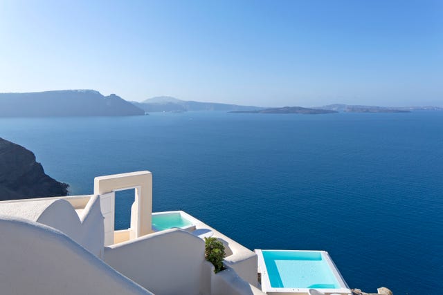 10 heavenly Santorini hotels with private pools