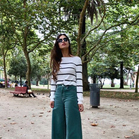 Sara Carbonero luce los pantalones de Zara más favorecedores la temporada - Tendencia 70's de Zara que luce Sara Carbonero
