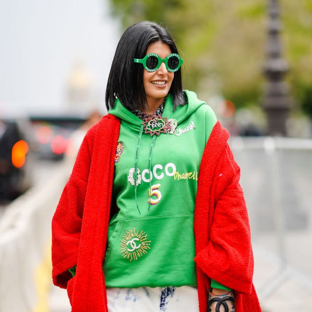 Street Style At Chanel Cruise Collection 2020 : Outside Arrivals At Grand Palais In Paris Street Style At Chanel Cruise Collection 2020 : Outside Arrivals At Grand Palais In Paris