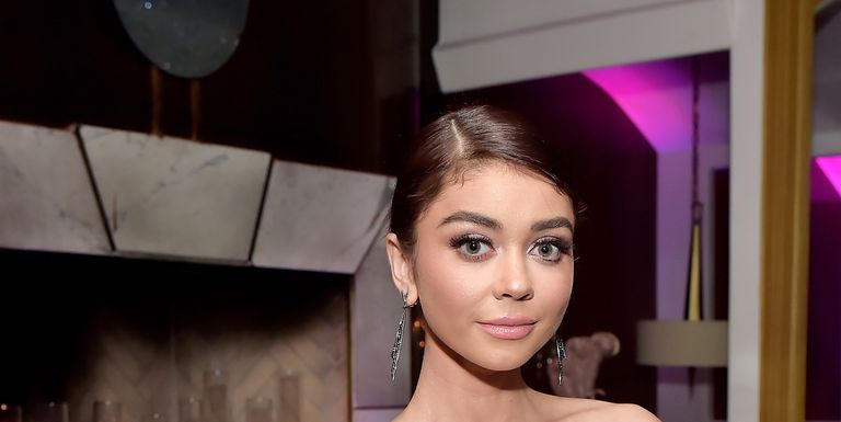 Sarah Hyland at Lorraine Schwartz launches The Eye Bangle a new addition to her signature Against Evil Eye Collection - Inside