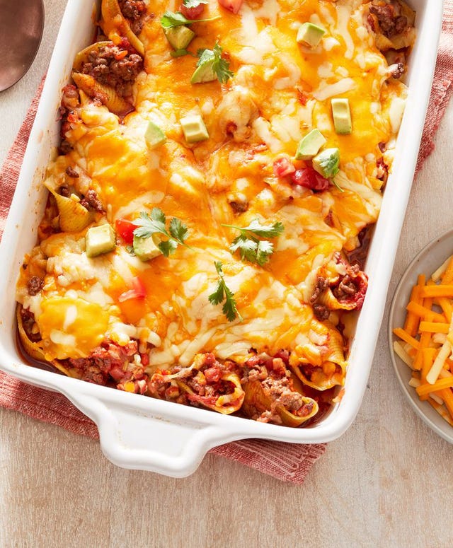 Taco stuffed shells pasta taco stuffed shells pasta