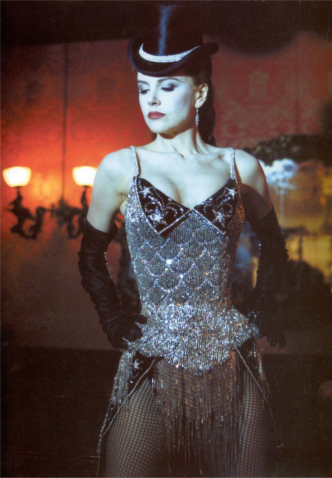 satin dress from moulin rouge