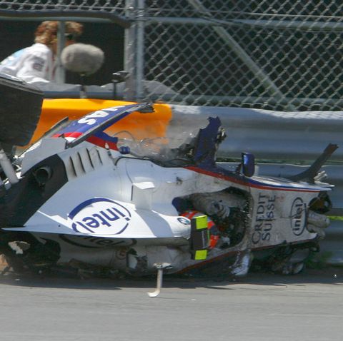 accidente de robert kubica en montreal durante el gp de canadá en 2007