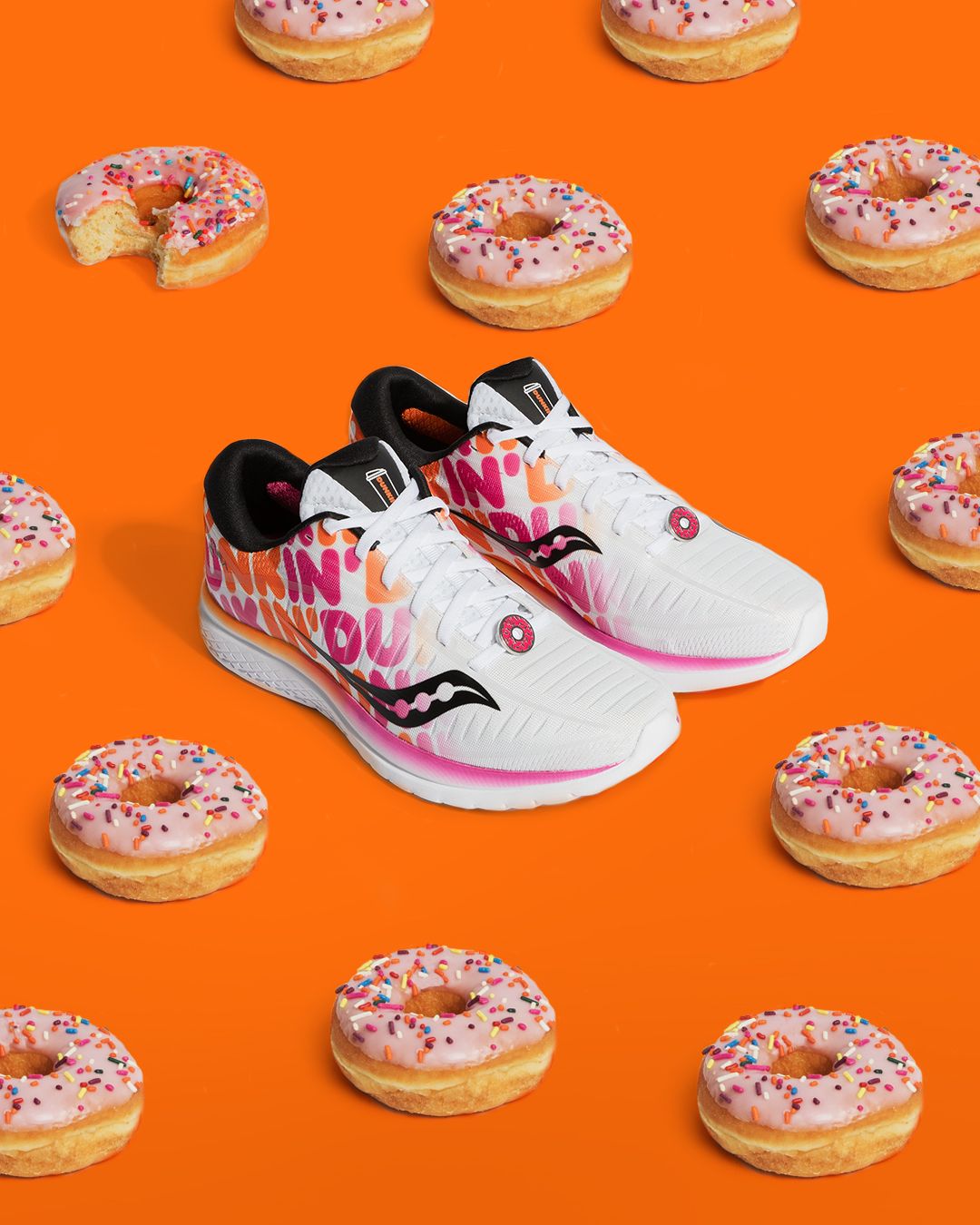 dunkin donuts saucony running shoe