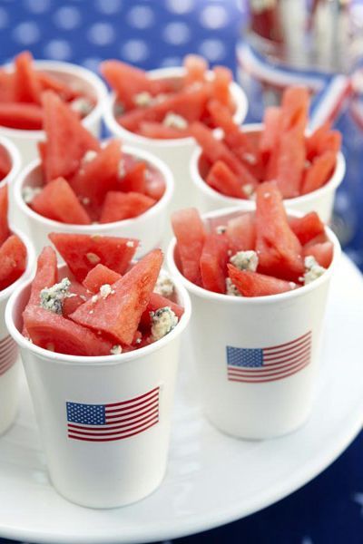 Savory Watermelon and Blue Cheese Salad image