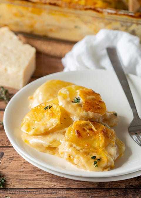 scalloped potatoes dinner ideas cheesy garlicky