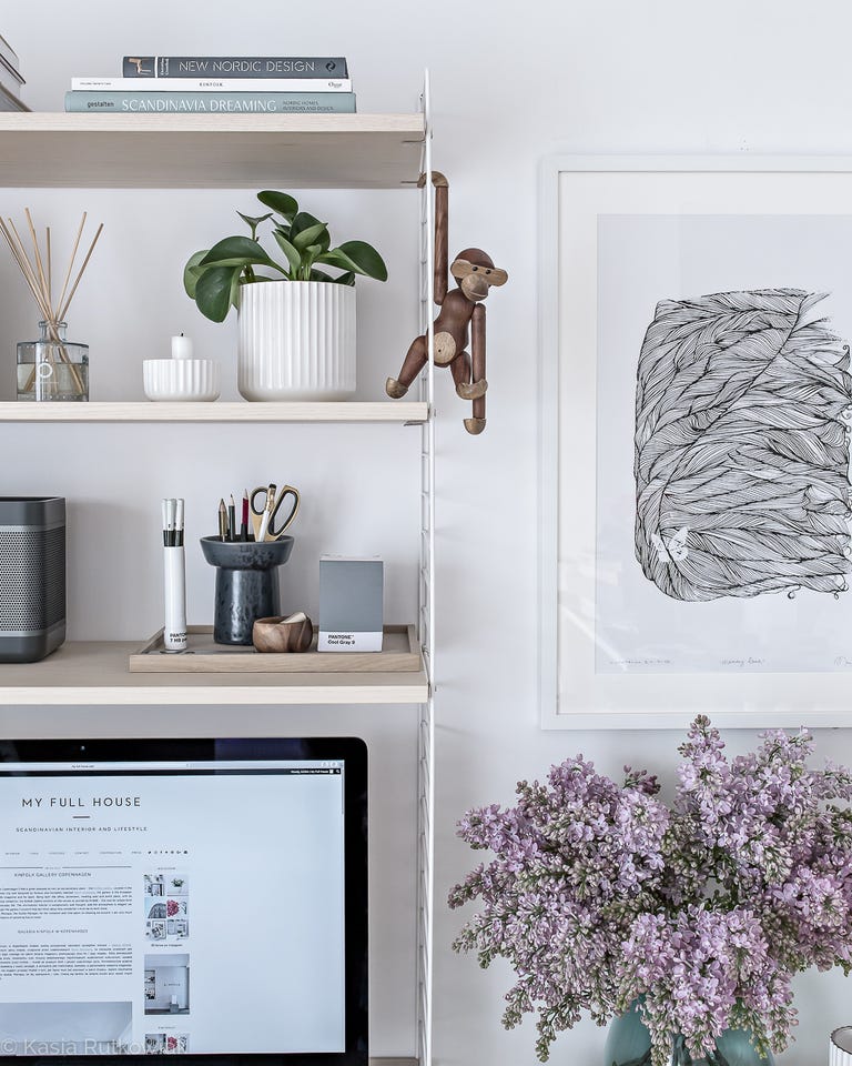 A Tour Inside a Blogger's Home Office Design