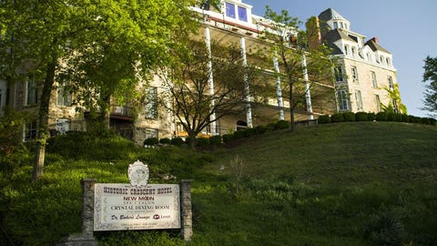 historic crescent hotel exterior