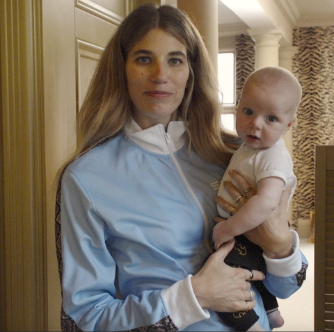 Binnenkijken bij Veronika Heilbrunner, Justin O'Shea en baby Walter thuis in Londen