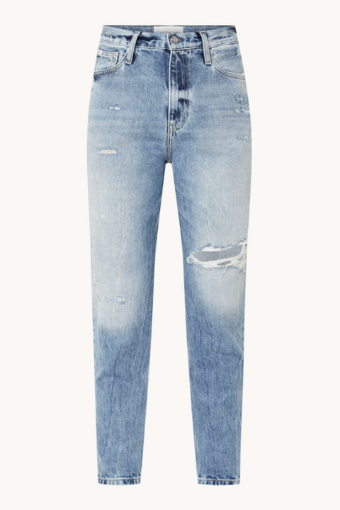 omverwerping Marco Polo adopteren 9x de mooiste mom jeans met gaten van dit seizoen