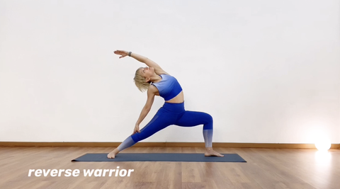 yoga reverse warrior