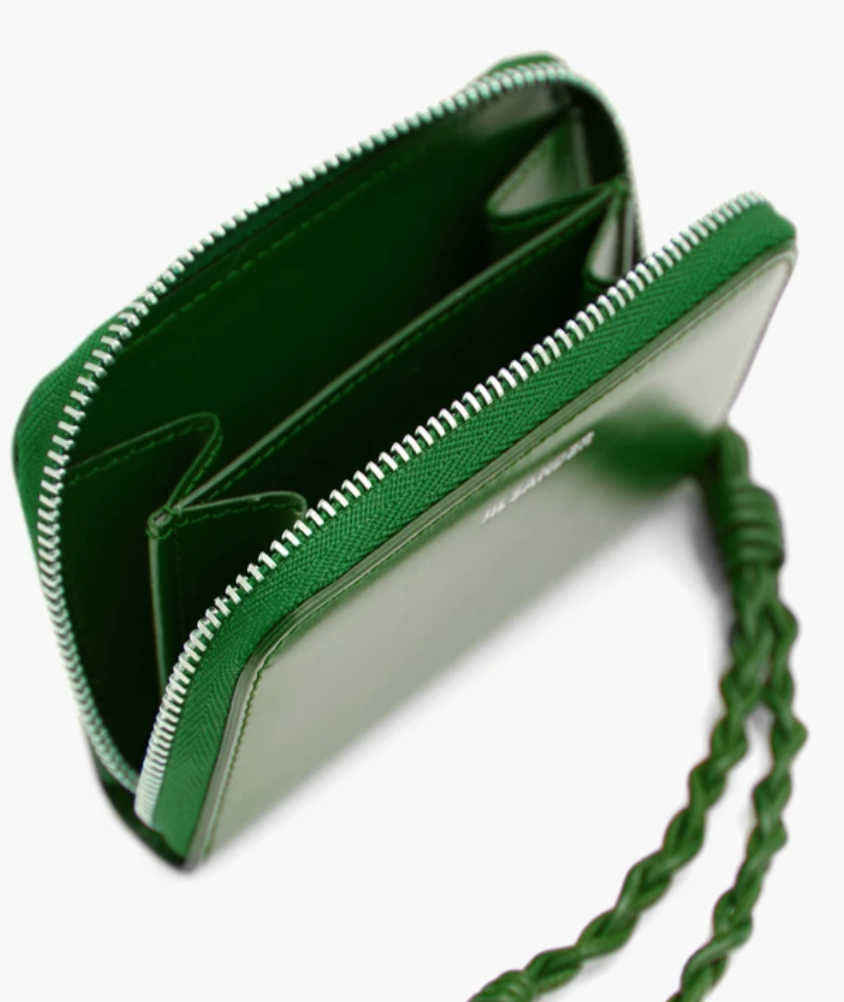 Verde Portafoglio con zip Farfetch Donna Accessori Borse Portafogli e portamonete Portacarte 