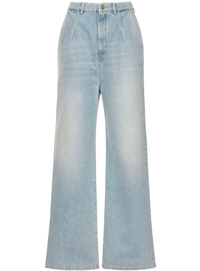 Luisaviaroma Donna Abbigliamento Pantaloni e jeans Jeans Jeans a vita alta Jeans Vita Alta In Denim Di Cotone 