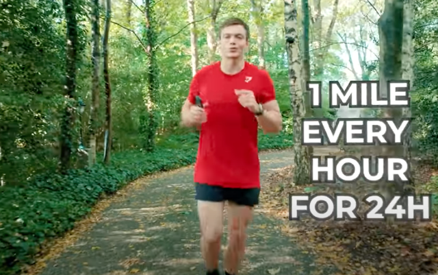 browney video youtube corsa 1 miglio ogni ora per 24 ore maratona più dura al mondo