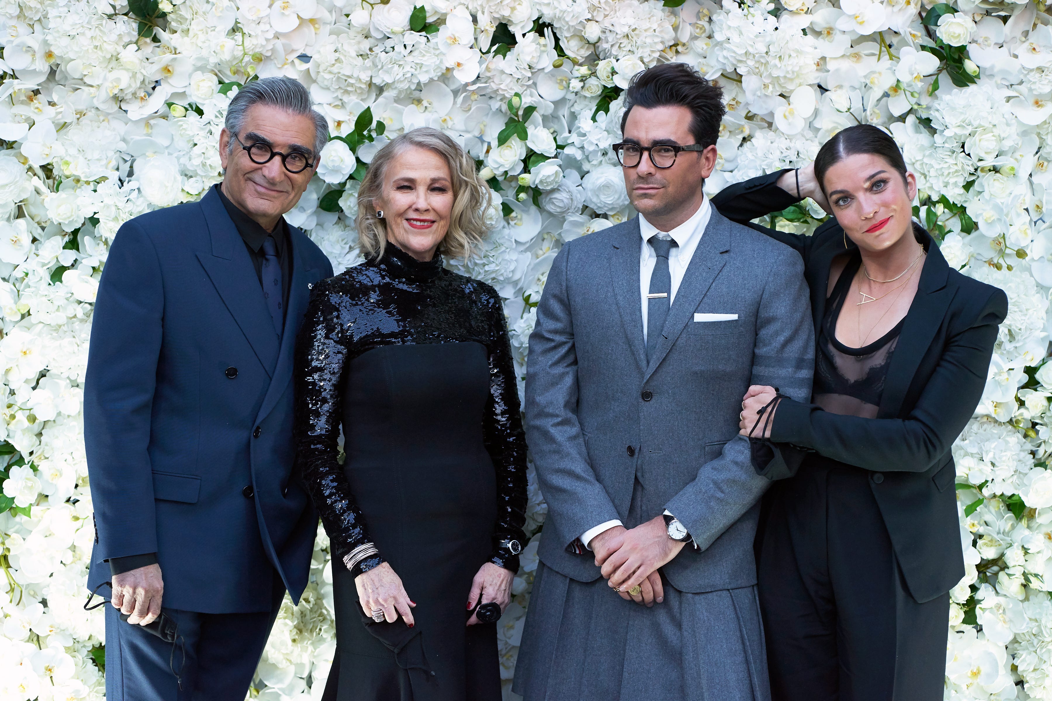 The Schitt’s Creek Cast Reunited in Toronto to Celebrate the Emmys and Had a Major Fashion Moment