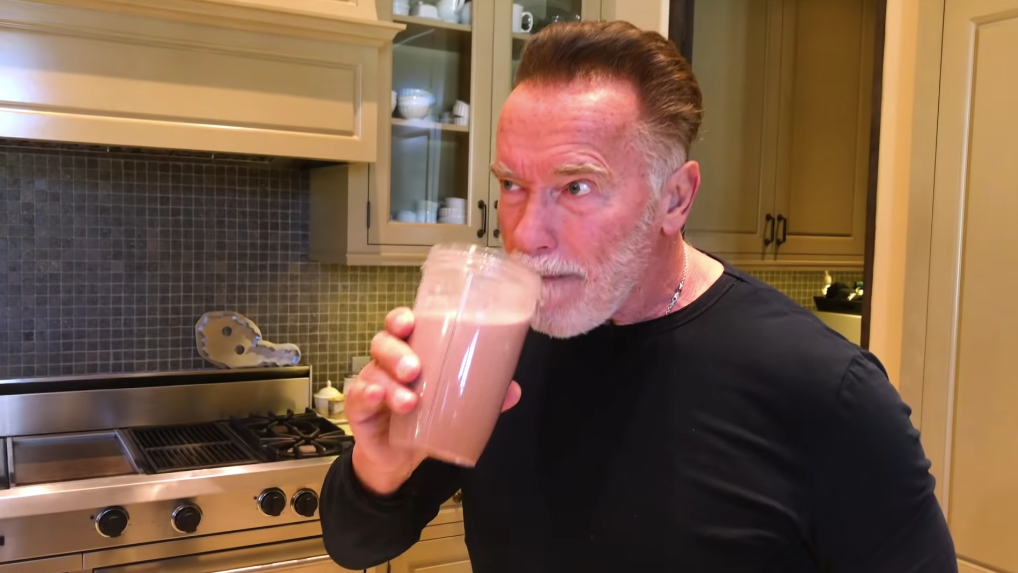 Arnold Schwarzenegger Shared the Go-To Salad and Protein Shake He Eats Every Night