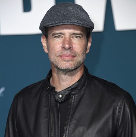 scott foley looks at the camera during an event in 2019
