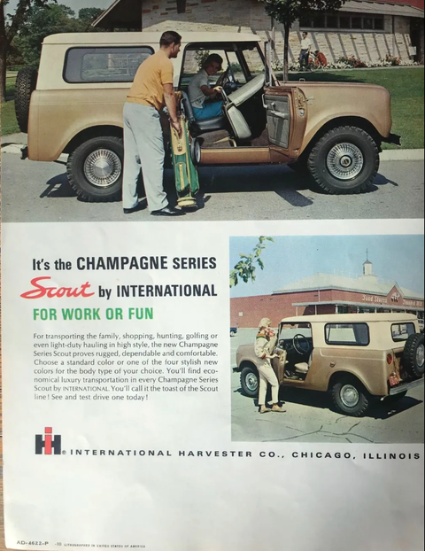 International Harvester Scout ad 1965 international harvester scout