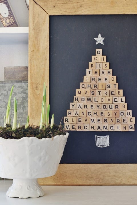 scrabble christmas decorations