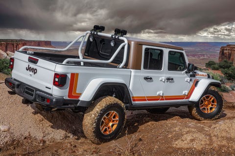 The Jeep Jt Scrambler Concept Is A Retro Gladiator 19 Moab Easter Safari