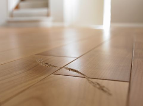 Scratch on Wooden Floor
