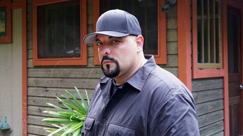 steve shippy scream true story exterior shot of host steve shippy looking to camera before investigation
