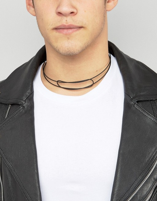 asos mens choker